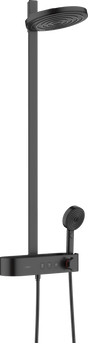 Hansgrohe Pulsify S Showerpipe 260 2jet With Showertablet Select 400 - Matt Black - 24240670 - TAP 'N' SHOWER
