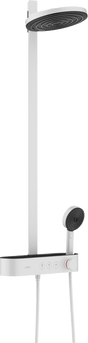 Hansgrohe Pulsify S Showerpipe 260 2jet With Showertablet Select 400 - Matt White - 24240700 - TAP 'N' SHOWER