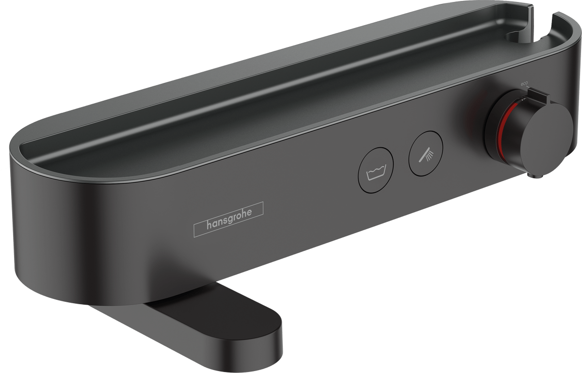Hansgrohe ShowerTablet Select Bath Thermostat 400 For Exposed Installation - Matt Black - 24340670 - TAP 'N' SHOWER