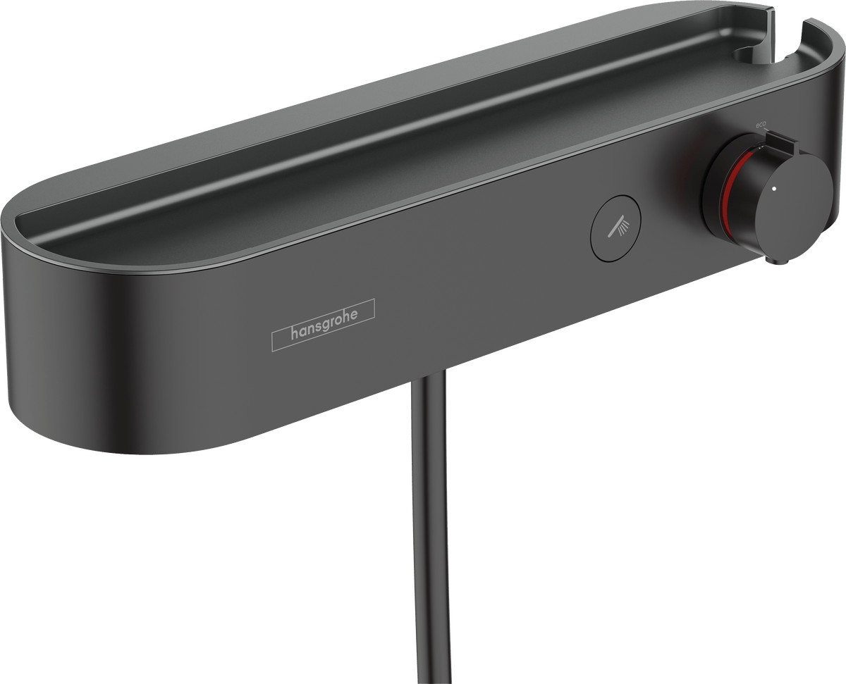 Hansgrohe ShowerTablet Select Shower Thermostat 400 For Exposed Installation - Matt Black - 24360670 - TAP 'N' SHOWER