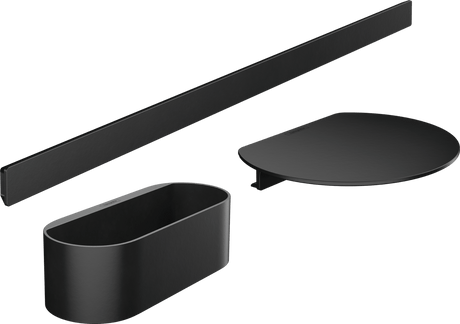 Hansgrohe Wallstoris Bathtub Bundle - Matt Black - 27966670 - TAP 'N' SHOWER