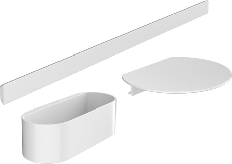 Hansgrohe Wallstoris Bathtub Bundle - Matt White - 27966700 - TAP 'N' SHOWER