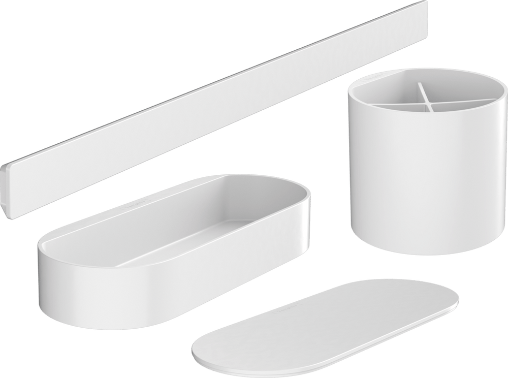 Hansgrohe Wallstoris Bathroom Bundle - Matt White - 27968700 - TAP 'N' SHOWER