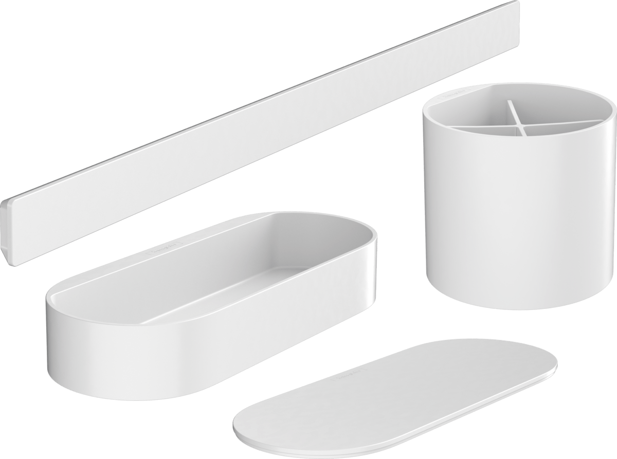 Hansgrohe Wallstoris Bathroom Bundle - Matt White - 27968700 - TAP 'N' SHOWER