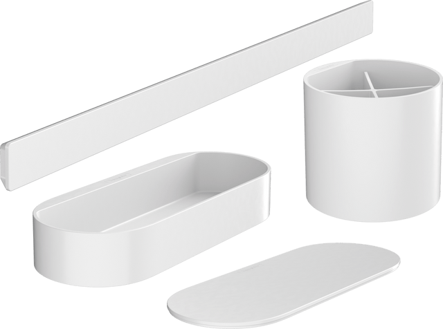 Hansgrohe Wallstoris Bathroom Bundle - Matt White - 27968700 - TAP 'N' SHOWER