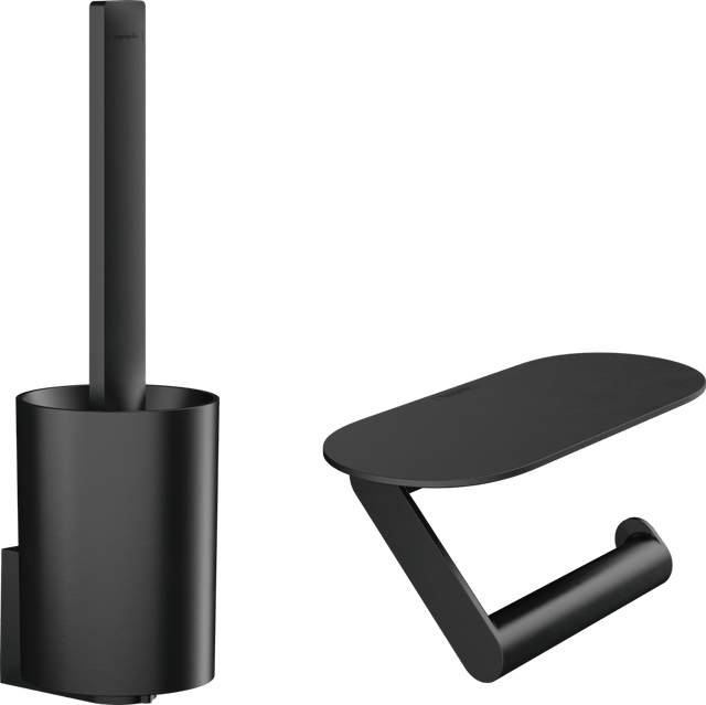 Hansgrohe Wallstoris Toilet Bundle - Matt Black - 27969670 - TAP 'N' SHOWER
