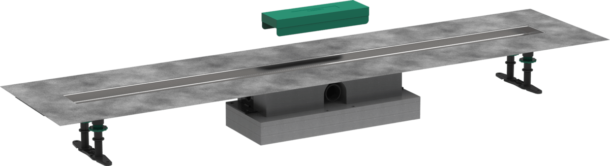 Hansgrohe uBox Universal Complete Set For Flat Installation - 1200 For Shower Drains Finish Sets - 56021180 - TAP 'N' SHOWER