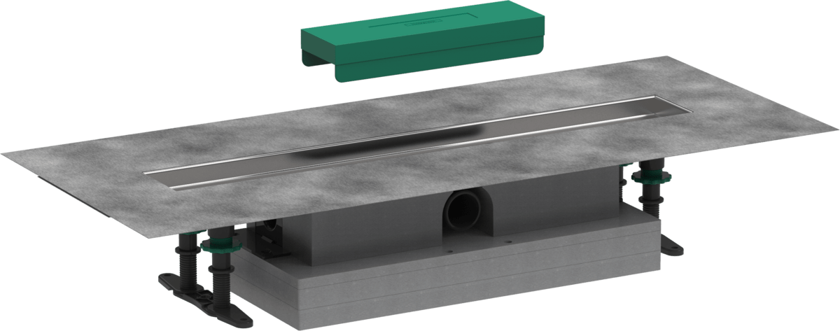 Hansgrohe uBox Universal Complete Set For Flat Installation - 600 For Shower Drains Finish Sets - 56016180 - TAP 'N' SHOWER