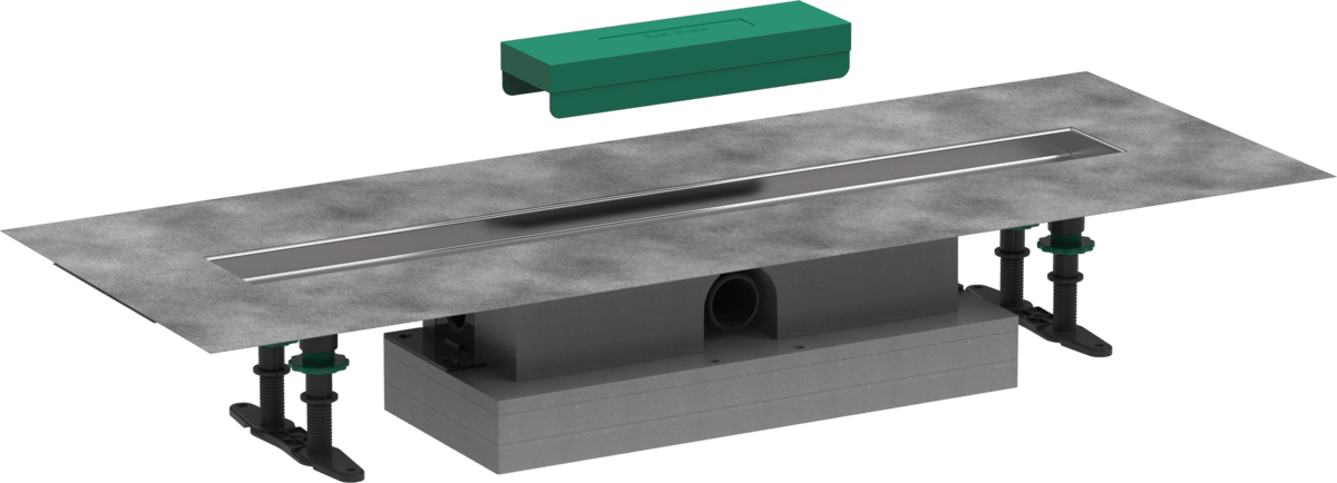 Hansgrohe uBox Universal Complete Set For Flat Installation - 700 For Shower Drains Finish Sets - 56017180 - TAP 'N' SHOWER