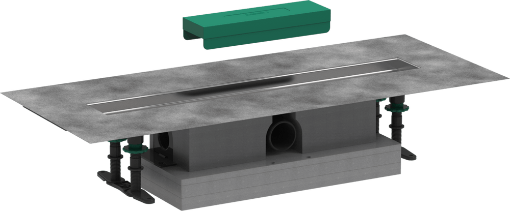 hansgrohe uBox Universal Complete Set For Standard Installation - 600 For Shower Drains Finish Sets - 56022180 - TAP 'N' SHOWER