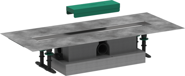 hansgrohe uBox Universal Complete Set For Standard Installation - 600 For Shower Drains Finish Sets - 56022180 - TAP 'N' SHOWER