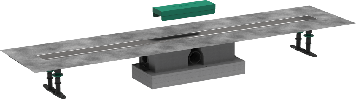 Hansgrohe Ubox Universal Complete Set For Standard Installation - 1200 For Shower Drains Finish Sets - 56027180 - TAP 'N' SHOWER