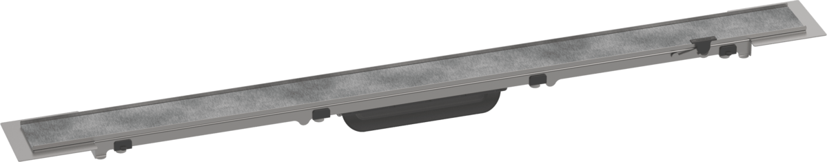 Hansgrohe RainDrain Rock Finish Set Shower Drain 800 Cut On Size And Tileable - 56031000 - TAP 'N' SHOWER