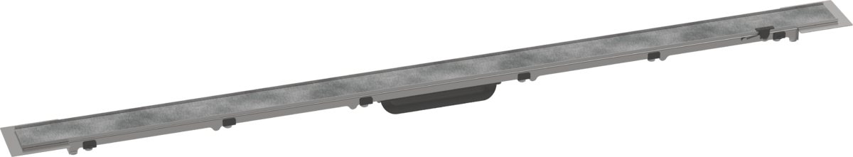 Hansgrohe RainFrain Rock Finish Set Shower Drain 1200 Cut On Size And Tileable - 56034000 - TAP 'N' SHOWER