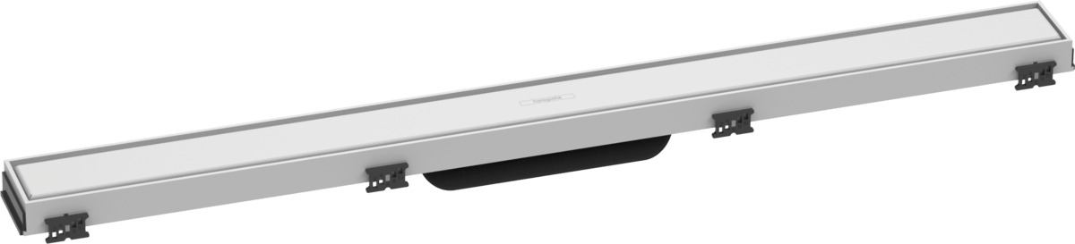 Hansgrohe RainDrain Match Finish Set Shower Drain 800 With Height Adjustable Frame - Matt White - 56038700 - TAP 'N' SHOWER