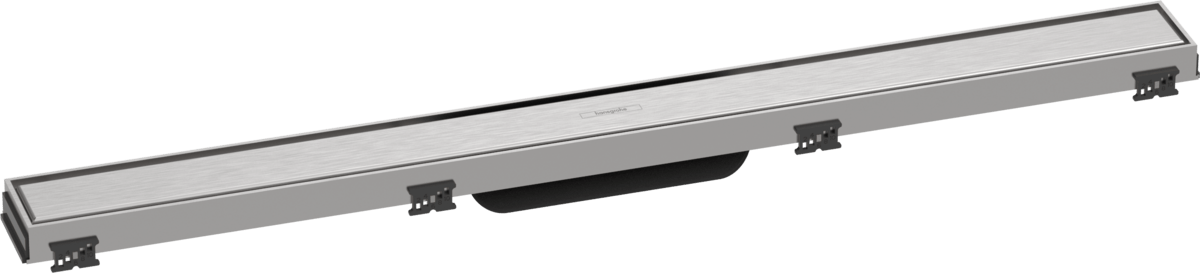 Hansgrohe RainDrain Match Finish Set Shower Drain 800 With Height Adjustable Frame - Brushed Stainless Steel - 56038800 - TAP 'N' SHOWER