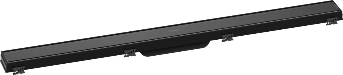 Hansgrohe RainDrain Match Finish Set Shower Drain 900 With Height Adjustable Frame - Black - 56040610 - TAP 'N' SHOWER