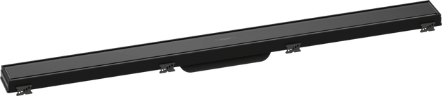 Hansgrohe RainDrain Match Finish Set Shower Drain 900 With Height Adjustable Frame - Black - 56040610 - TAP 'N' SHOWER