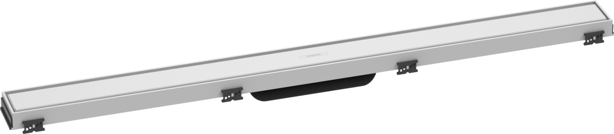 Hansgrohe RainDrain Match Finish Set Shower Drain 900 With Height Adjustable Frame - Matt White - 56040700 - TAP 'N' SHOWER