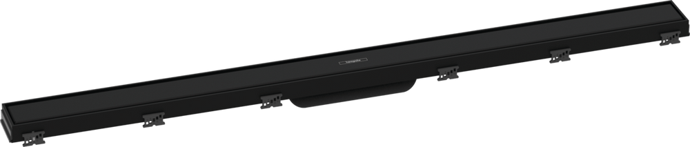 Hansgrohe RainDrain Match Finish Set Shower Drain 1000 With Height Adjustable Frame - Matt Black - 56041670 - TAP 'N' SHOWER