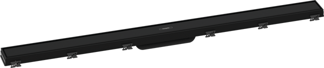 Hansgrohe RainDrain Match Finish Set Shower Drain 1000 With Height Adjustable Frame - Matt Black - 56041670 - TAP 'N' SHOWER