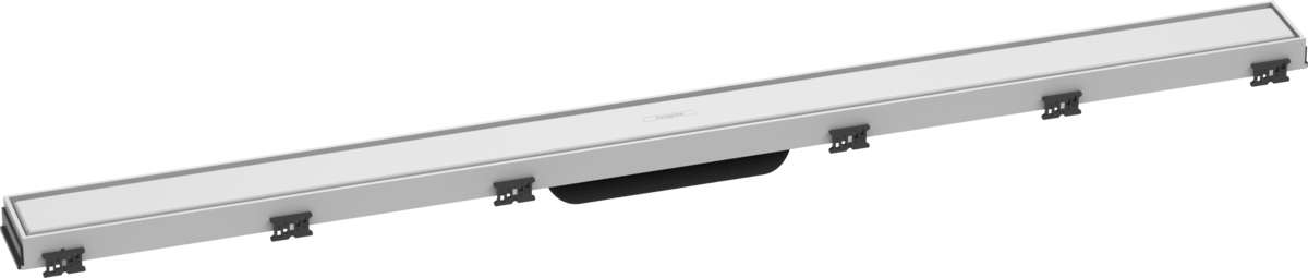 Hansgrohe RainDrain Match Finish Set Shower Drain 1000 With Height Adjustable Frame - Matt White - 56041700 - TAP 'N' SHOWER