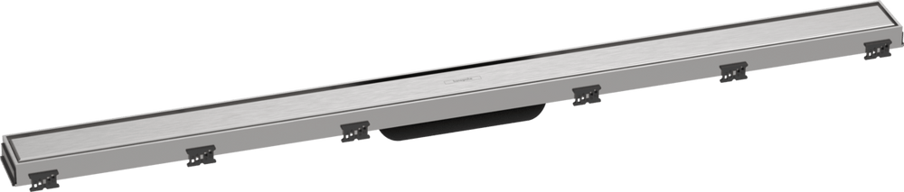 Hansgrohe RainDrain Match Finish Set Shower Drain 1000 With Height Adjustable Frame - Brushed Stainless Steel - 56041800 - TAP 'N' SHOWER