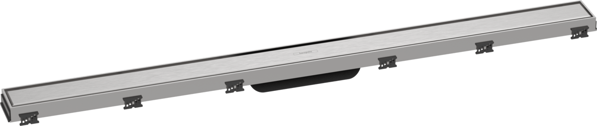 Hansgrohe RainDrain Match Finish Set Shower Drain 1000 With Height Adjustable Frame - Brushed Stainless Steel - 56041800 - TAP 'N' SHOWER