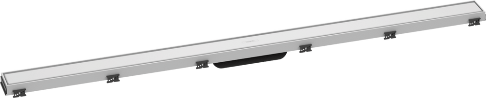 Hansgrohe RainDrain Match Finish Set Shower Drain 1200 With Height Adjustable Frame - Matt White - 56042700 - TAP 'N' SHOWER