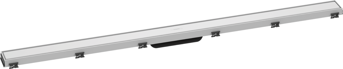 Hansgrohe RainDrain Match Finish Set Shower Drain 1200 With Height Adjustable Frame - Matt White - 56042700 - TAP 'N' SHOWER