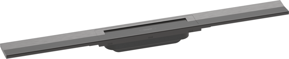 Hansgrohe RainDrain Flex Finish Set Shower Drain 700 Cuttable - Brushed Black Chrome - 56043340 - TAP 'N' SHOWER