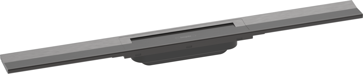 Hansgrohe RainDrain Flex Finish Set Shower Drain 700 Cuttable - Brushed Black Chrome - 56043340 - TAP 'N' SHOWER