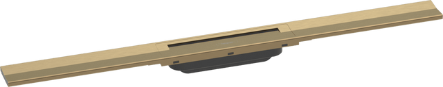 Hansgrohe RainDrain Flex Finish Set Shower Drain 800 Cuttable - Brushed Bronze - 56044140 - TAP 'N' SHOWER