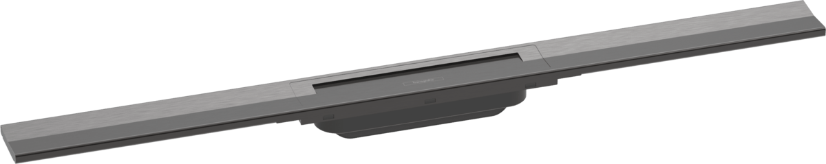 Hansgrohe RainDrain Flex Finish Set Shower Drain 800 Cuttable - Brushed Black Chrome - 56044340 - TAP 'N' SHOWER