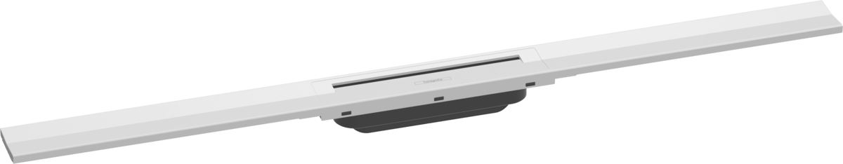 Hansgrohe Raindrain Flex Finish Set Shower Drain 900 Cuttable - Matt White - 56045700 - TAP 'N' SHOWER