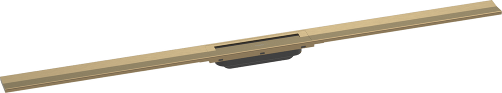 Hansgrohe RainDrain Flex Finish Set Shower Drain 800 Cuttable - Brushed Bronze - 56047140 - TAP 'N' SHOWER