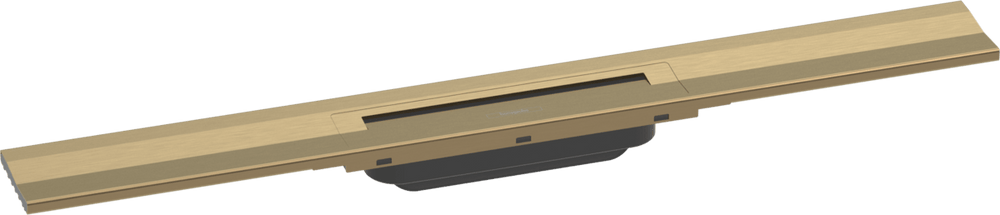 Hansgrohe Raindrain Flex Finish Set Shower Drain 700 Cuttable For Wall Mounting - Brushed Bronze - 56050140 - TAP 'N' SHOWER