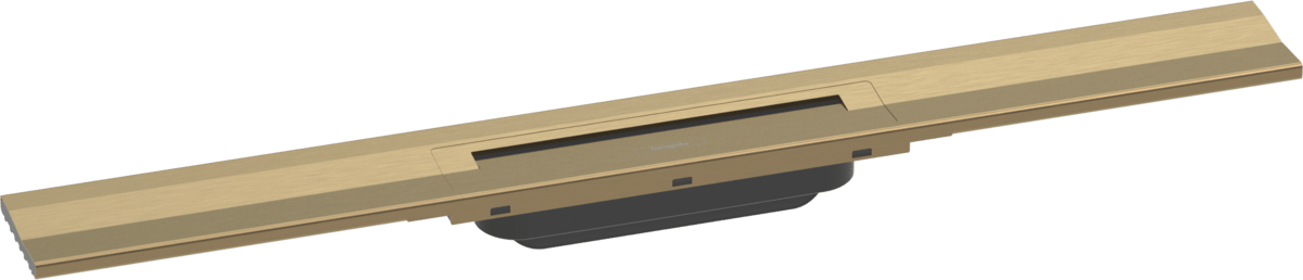 Hansgrohe Raindrain Flex Finish Set Shower Drain 700 Cuttable For Wall Mounting - Brushed Bronze - 56050140 - TAP 'N' SHOWER