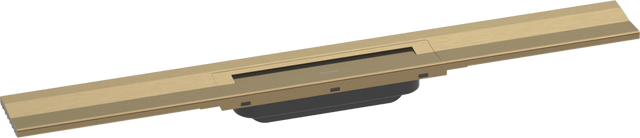 Hansgrohe Raindrain Flex Finish Set Shower Drain 700 Cuttable For Wall Mounting - Brushed Bronze - 56050140 - TAP 'N' SHOWER