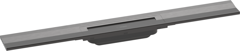 Hansgrohe Raindrain Flex Finish Set Shower Drain 700 Cuttable For Wall Mounting - Brushed Black Chrome - 56050340 - TAP 'N' SHOWER