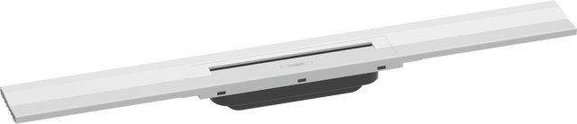 Hansgrohe Raindrain Flex Finish Set Shower Drain 700 Cuttable For Wall Mounting - Matt White - 56050700 - TAP 'N' SHOWER