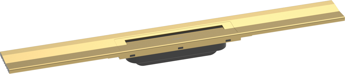 Hansgrohe Raindrain Flex Finish Set Shower Drain 700 Cuttable For Wall Mounting - Polished Gold Optic - 56050990 - TAP 'N' SHOWER