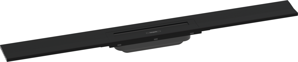 Hansgrohe Raindrain Flex Finish Set Shower Drain 800 Cuttable For Wall Mounting - Matt Black - 56051670 - TAP 'N' SHOWER