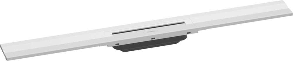 Hansgrohe Raindrain Flex Finish Set Shower Drain 800 Cuttable For Wall Mounting - Matt White - 56051700 - TAP 'N' SHOWER