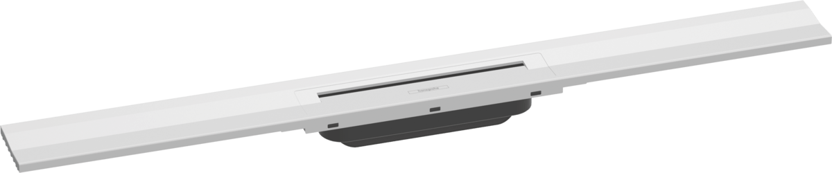 Hansgrohe Raindrain Flex Finish Set Shower Drain 800 Cuttable For Wall Mounting - Matt White - 56051700 - TAP 'N' SHOWER