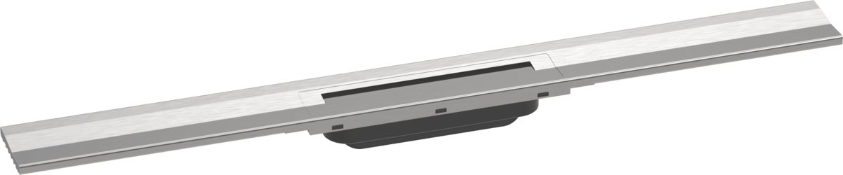 Hansgrohe Raindrain Flex Finish Set Shower Drain 800 Cuttable For Wall Mounting - Brushed Stainless Steel - 56051800 - TAP 'N' SHOWER