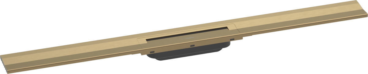 Hansgrohe RainDrain Flex Finish Set Shower Drain 900 Cuttable For Wall Mounting - Brushed Bronze - 56052140 - TAP 'N' SHOWER