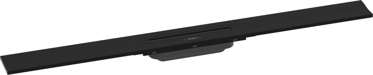 Hansgrohe RainDrain Flex Finish Set Shower Drain 900 Cuttable For Wall Mounting - Matt Black - 56052670 - TAP 'N' SHOWER