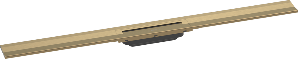 Hansgrohe RainDrain Flex Finish Set Shower Drain 1000 Cuttable For Wall Mounting - Brushed Bronze - 56053140 - TAP 'N' SHOWER