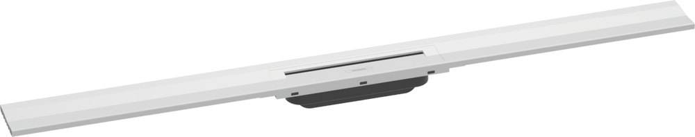 Hansgrohe RainDrain Flex Finish Set Shower Drain 1000 Cuttable For Wall Mounting - Matt White - 56053700 - TAP 'N' SHOWER